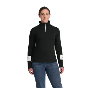 Womens Speed Half Zip - Black