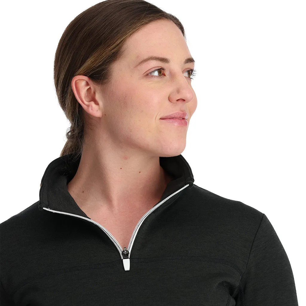 Womens Speed Half Zip - Black