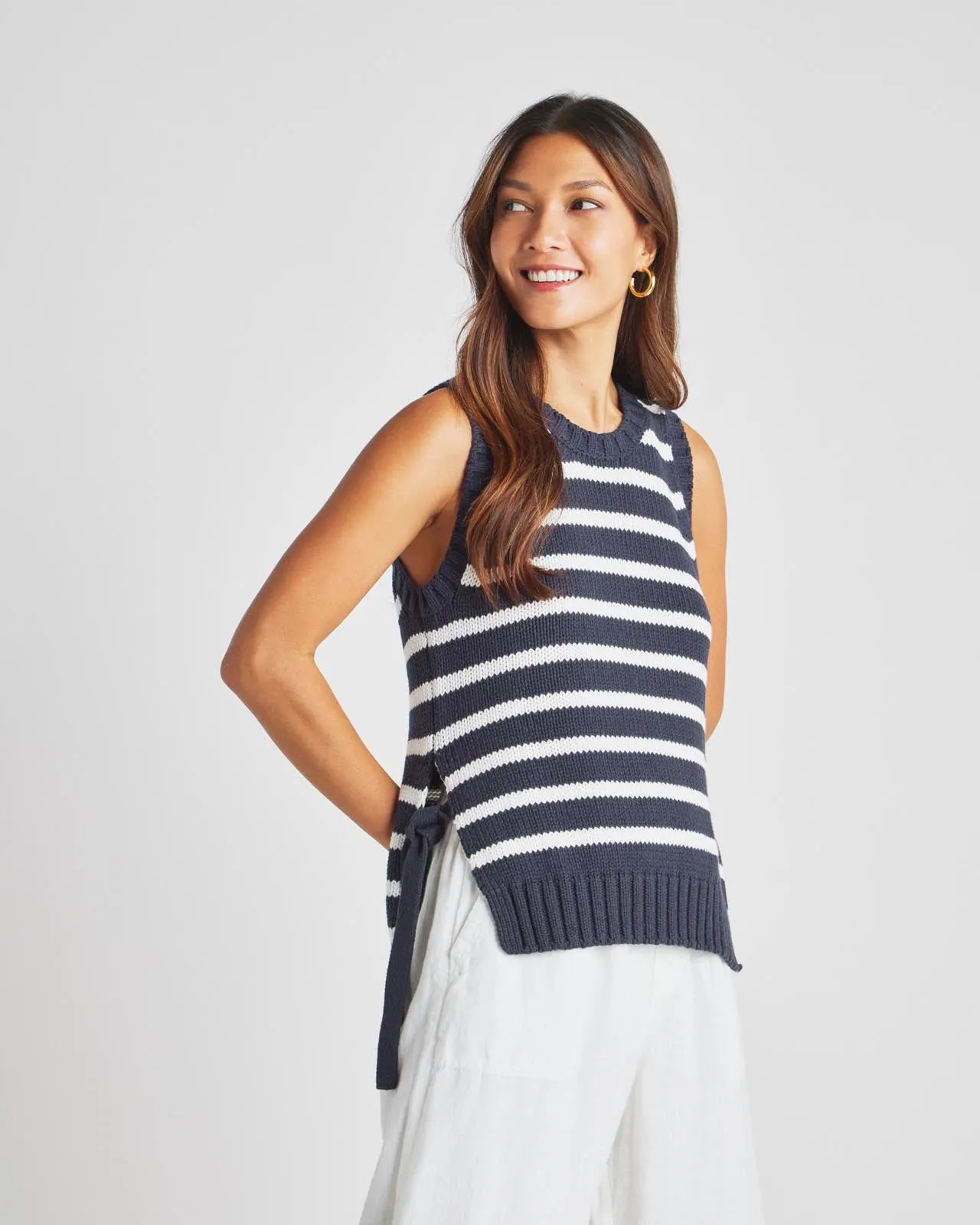 Zoey Tie Sweater Tank